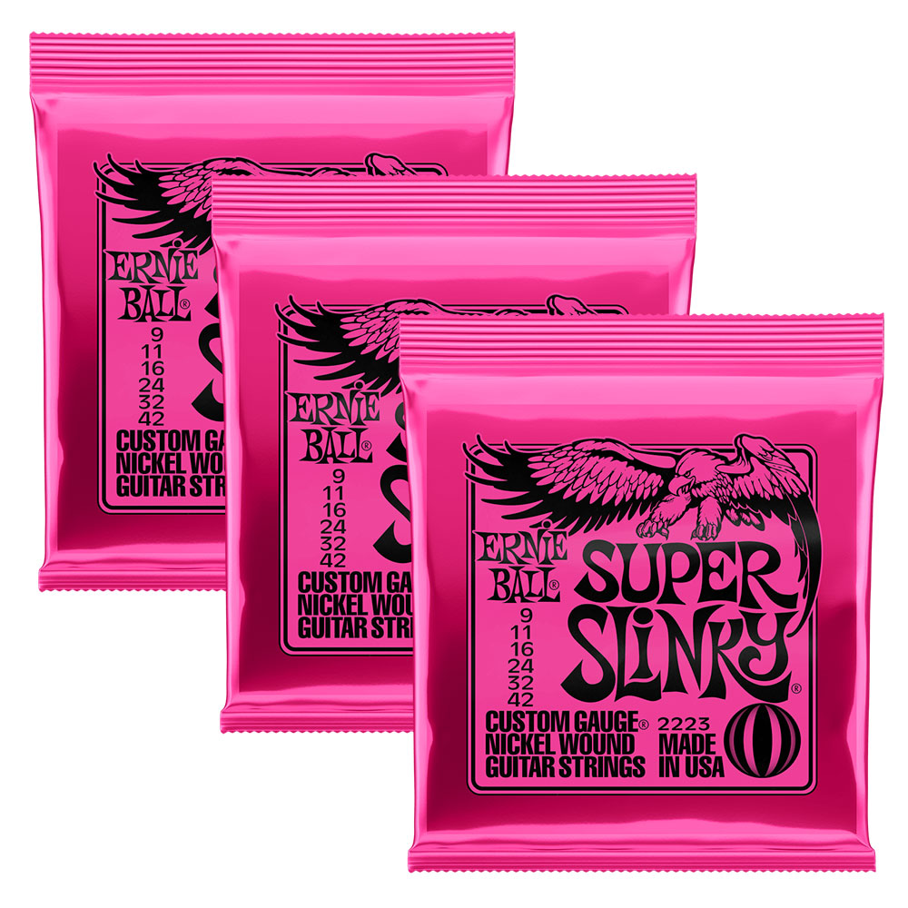 Super slinky shops guitar strings