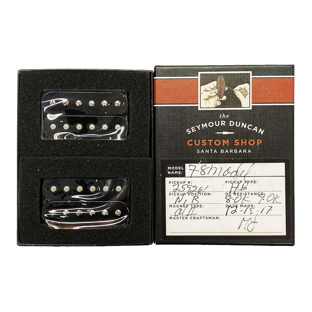 Seymour Duncan Custom Shop ’78 Model 52mm TB Trembucker Pickup Set Black