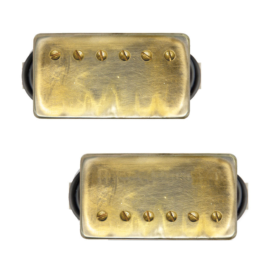 Knuckle Mule Humbucker Pickup Set 50mm Nickel Covers | Vision Guitar