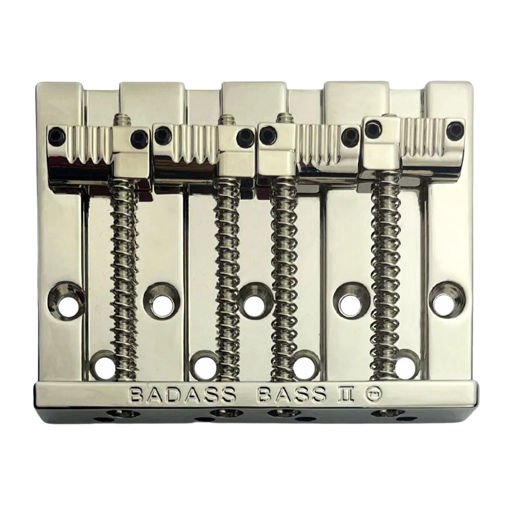 Leo Quan Badass II 4-String Bass Bridge Grooved Saddles Nickel BB