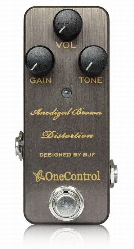 One Control Anodized Brown Distortion By BJF | Vision Guitar