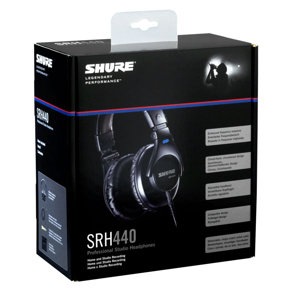 Shure srh440 professional studio headphones review hot sale