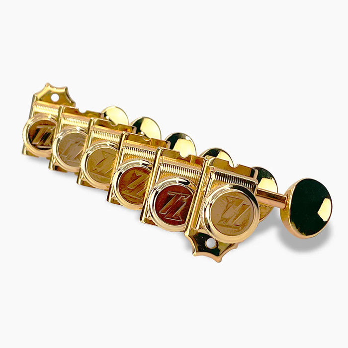 True Lok Vintage Style Locking Tuners 6-in-line Gold TK-7105-002