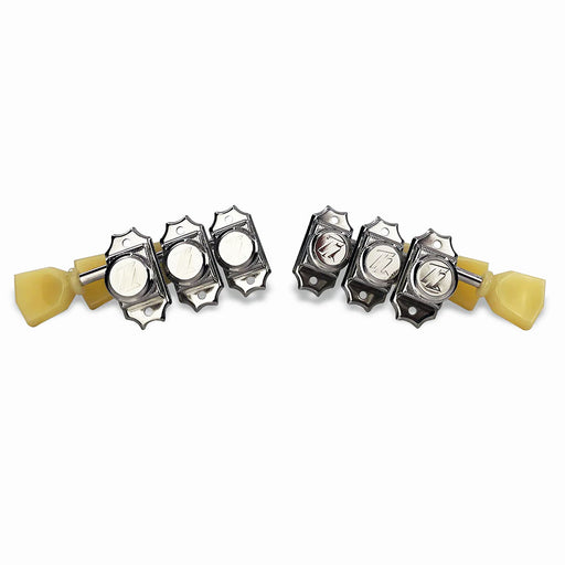 True Lok Vintage Style Locking Tuners 3x3 Nickel TK-7111-001