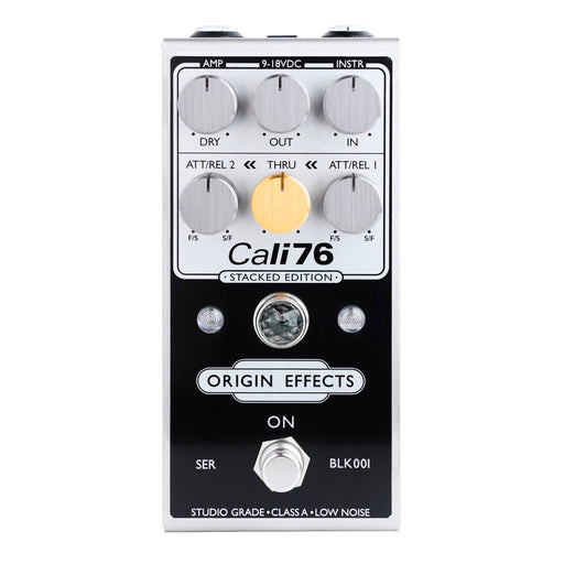 Origin Effects Cali76 Stacked Edition Compressor Pedal Inverted Black