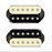 Bare Knuckle PG Blues Humbucker Pickup Set 50mm Zebra