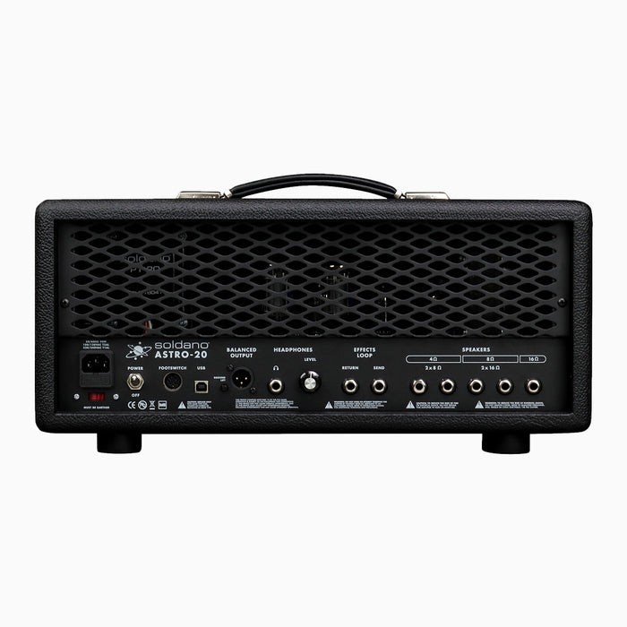 Soldano ASTRO-20 3-Channel All-Tube 20w IR Equipped Amplifer Head