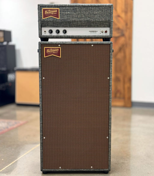 Benson Amps Chimera Reverb Head & 2x12 Cabinet Oxblood Front