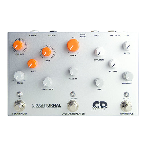 Collision Devices Crushturnal Digital Delay Reverb Sample Reducer Clock Sequencer