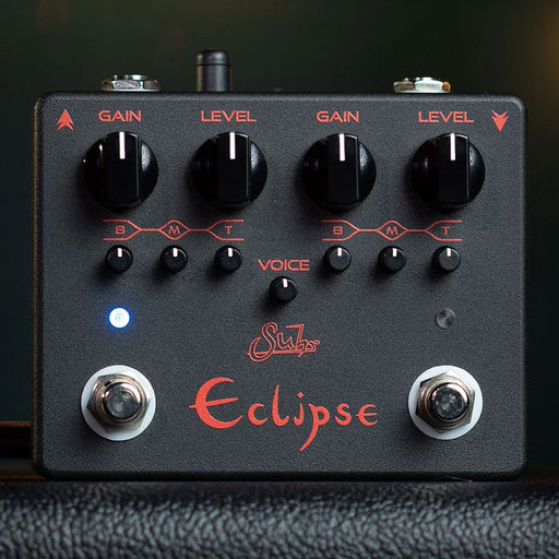 Suhr Eclipse Dual-Channel Overdrive Distortion Pedal Black Edition