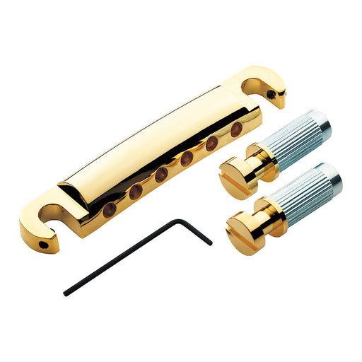 TonePros 8mm Metric Aluminum Locking Tailpiece T1ZA-G Gold