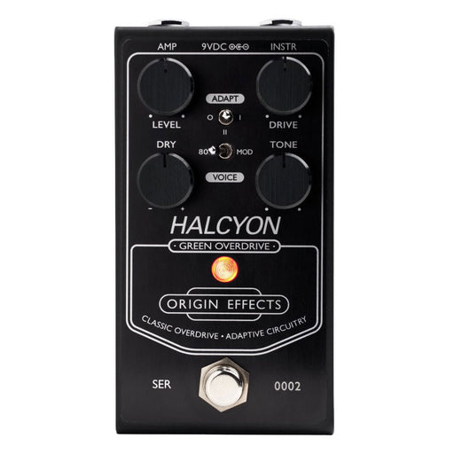 Origin Effects Halcyon Green Overdrive Pedal Black Edition