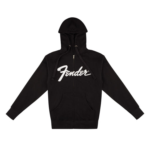 Fender Transition Logo Zip Front Hoodie Black X-Large 9113200606