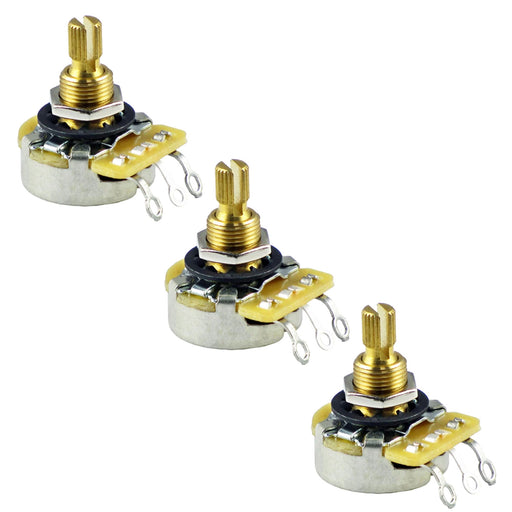 CTS Modified Series 450 Matched Set (3) Short-Shaft Potentiometers 9% Tolerance 275K