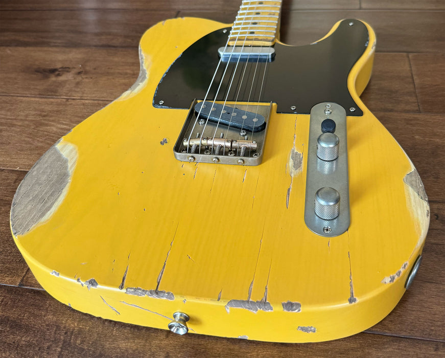 Nash Guitars Model T-52 Aged Butterscotch Blonde Nitro Maple Neck VSN132