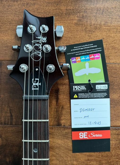 PRS SE DGT David Grissom Signature Electric Guitar Moon Inlays CTIF090214