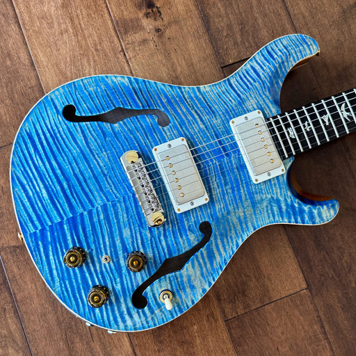 PRS Hollowbody II Piezo Electric Guitar Faded Blue Jean Hybrid 10-Top 0388159