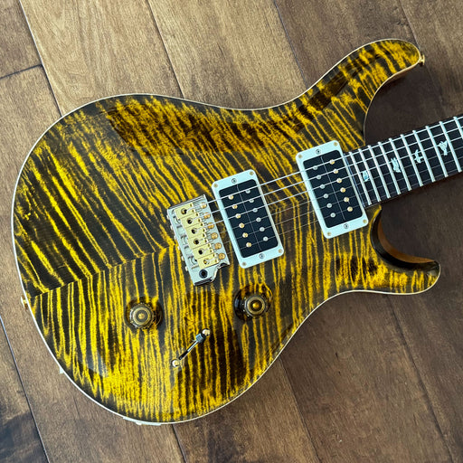 PRS Custom 24 Electric Guitar Yellow Tiger Hybrid Package Pattern Thin 10-Top 0392439