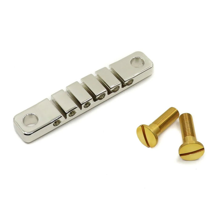 PRS Two Piece Bridge Tail Piece w/Studs Nickel 107295:002