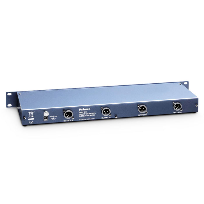 Palmer Audio Products PAN 03 Rack-Mount 4-Channel Active  DI Box