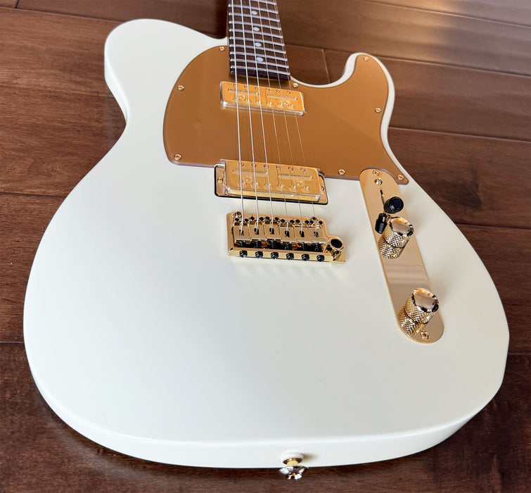 Suhr Mateus Asato Signature Series Classic T White Lollar 510 Tremolo Gold Foils 81364