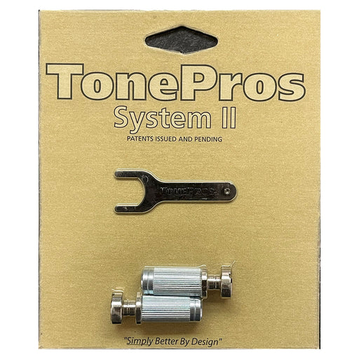 TonePros Steel Locking Studs VS1-N Nickel