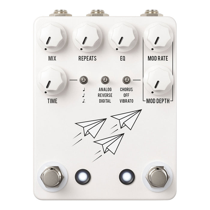 JHS Pedals Flight Delay Pedal White