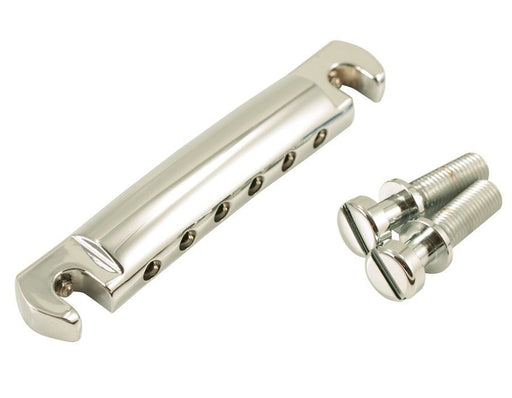 USA Made Kluson Lightweight Aluminum Stop Bar Wraparound Tailpiece - Chrome