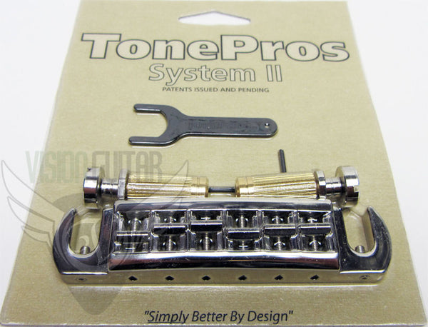 TonePros Standard Wraparound (Standard Locking Studs) AVT2G-N Nickel