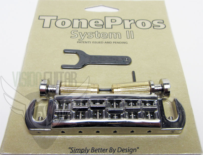 TonePros AVT2G-N Wraparound Bridge ニッケル ギター用ブリッジ 