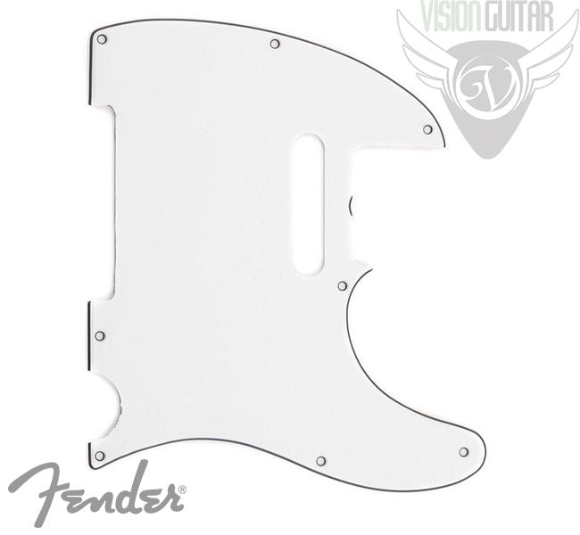 Fender '64 Tele Pickguard 3-Ply 8-Hole Eggshell 0094218049