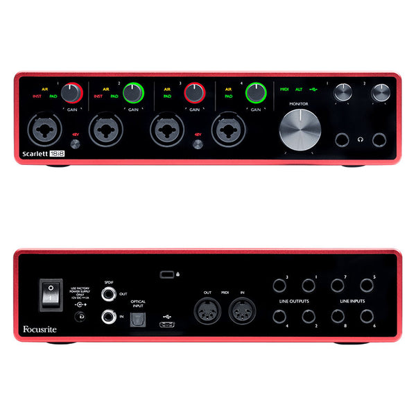 Focusrite Scarlett 2i2 USB Audio Recording Interface – Pixel Pro Audio