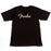 Fender Spaghetti Logo T-Shirt Black Medium 9101000406