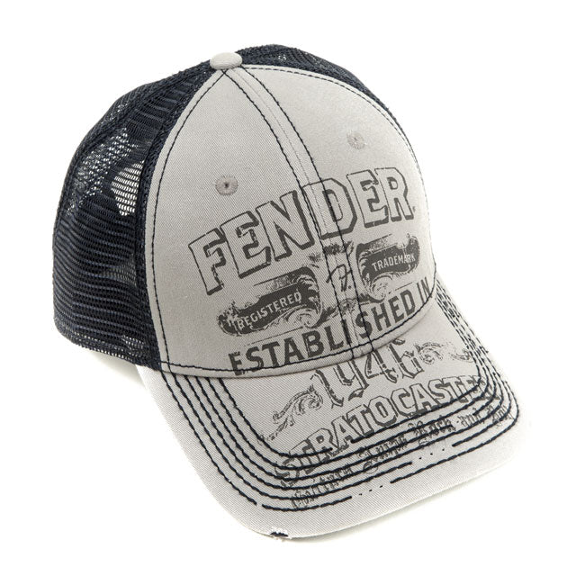 Fender Strat Snap-Back Trucker Hat Grey 9106647000