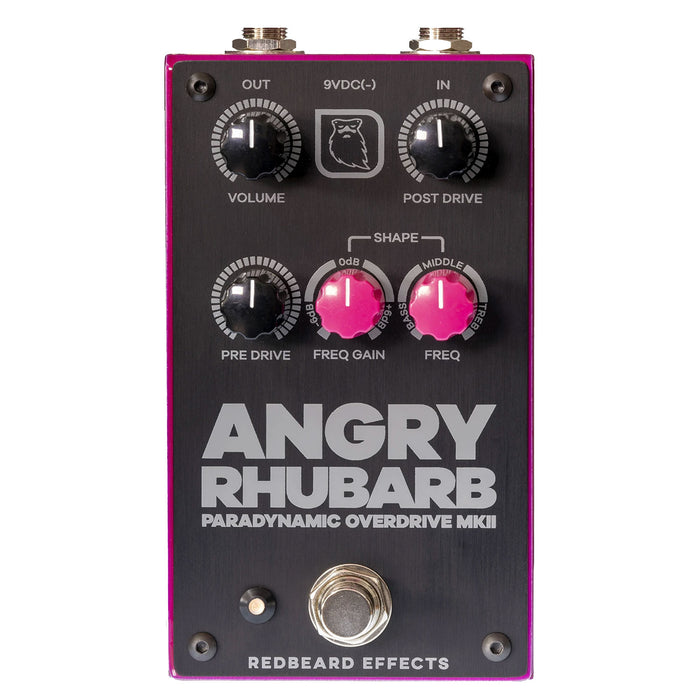 Redbeard Effects Angry Rhubarb Paradynamic Overdrive MKII Pedal