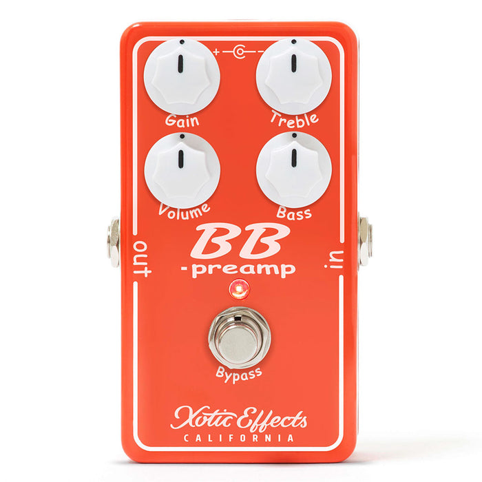 Xotic Effects BB Preamp Version 1.5 Overdrive Pedal | Vision Guitar