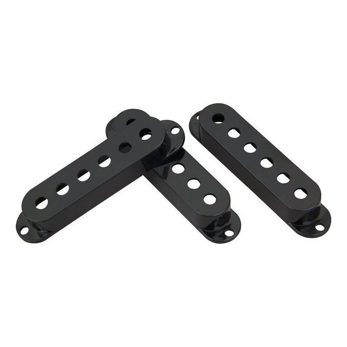 Bare Knuckle Strat Single-Coil Pickup Cover Set Black