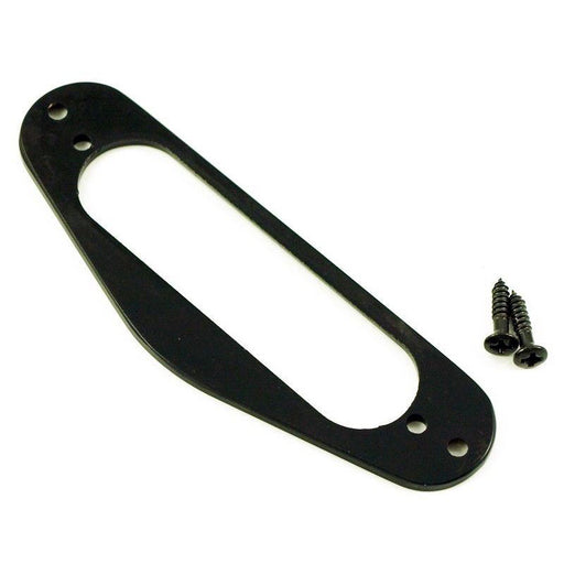 Strat Metal Pickup Mounting Ring With Screws Black SMRBK