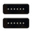 Bare Knuckle Nantucket 90 P-90 Pickup Set Black Covers