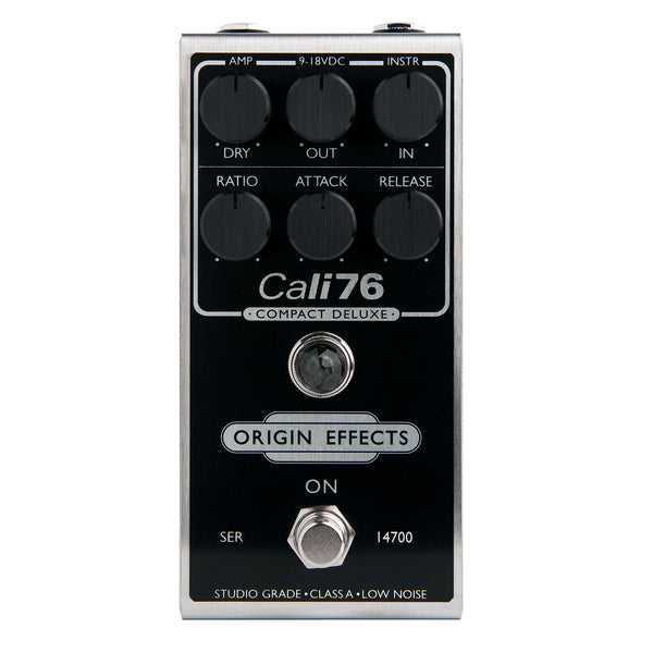 Origin Effects Cali76 Compact Deluxe Comp Blackout | Vision Guitar