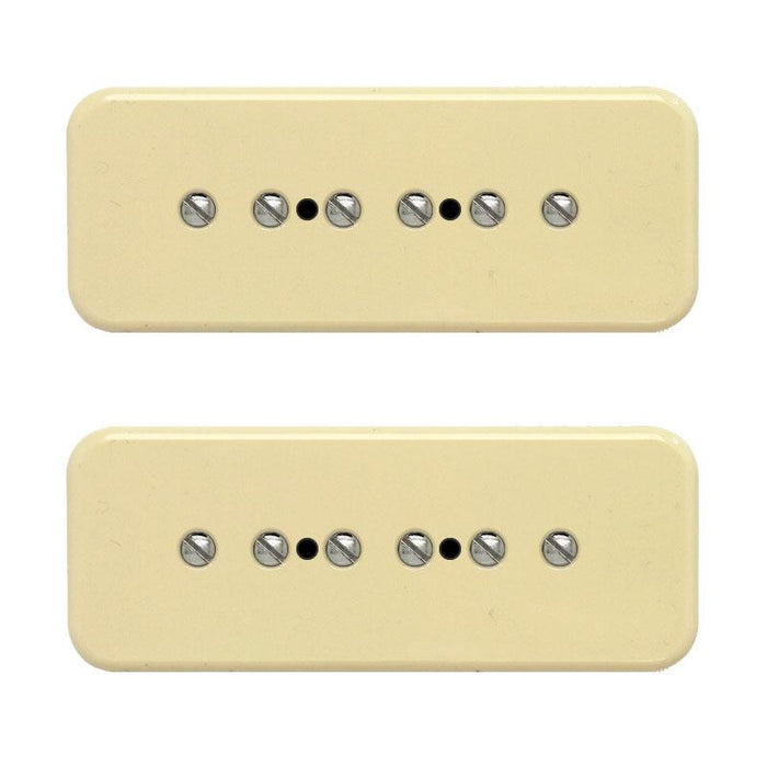 Bare Knuckle Half Note 90 P-90 Pickup Set Cream Covers