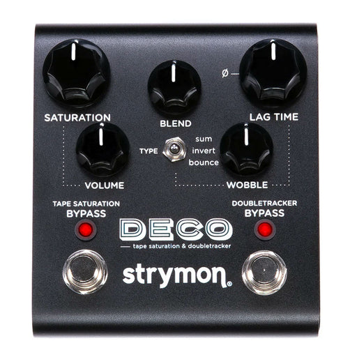 Strymon Deco Tape Saturation & Doubletracker Limited Midnight Black