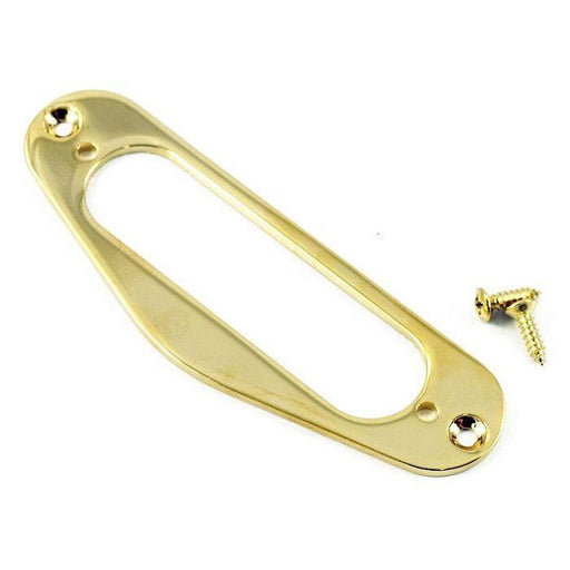 Strat Metal Pickup Mounting Ring With Screws Gold SMRGD