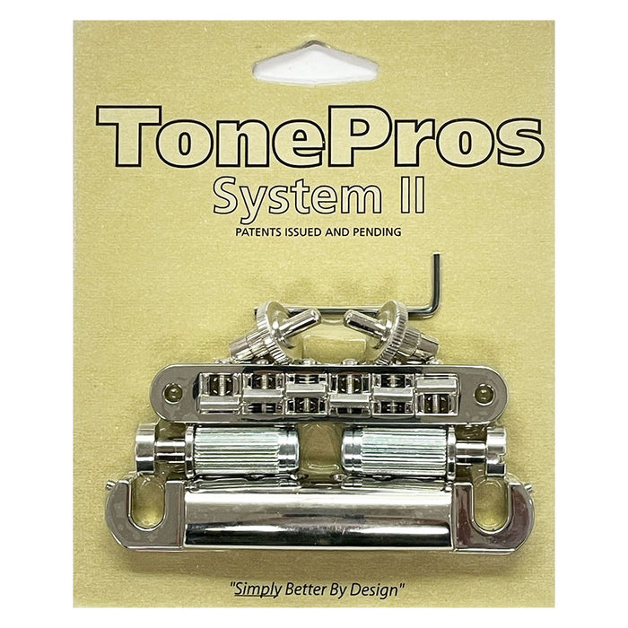 TonePros Nashville Complete Bridge & Tailpiece Set LPS02-N Nickel