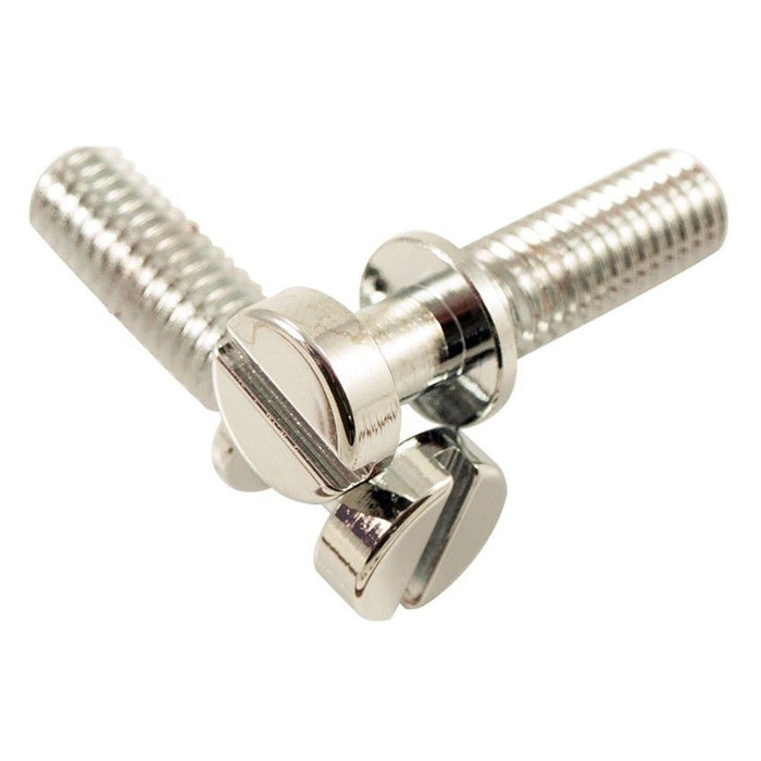 USA Made Kluson 8mm Metric Stop Tailpiece Studs (2) Chrome KLP-1099C