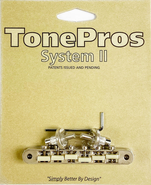 TonePros ABR1 Nashville Bridge Aged Nickel Nylon Saddles NVR2G-AN