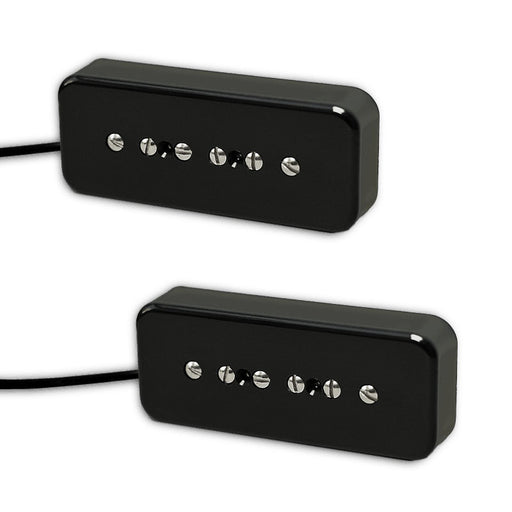 Lindy Fralin 5% Overwound P-90 Gibson Soapbar Pickup Set P90 Black