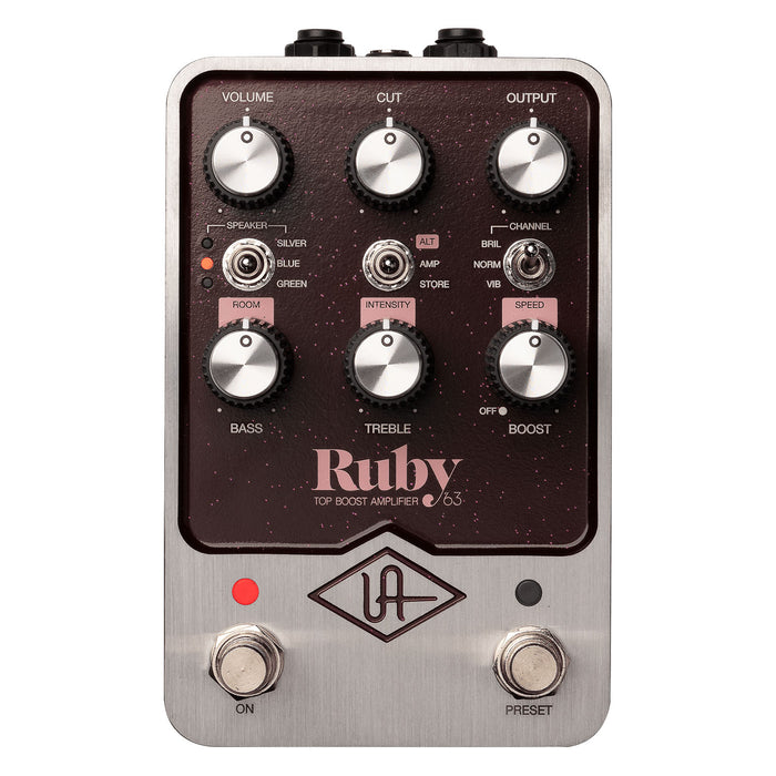 Universal Audio UAFX Ruby '63 Top Boost Amplifier Pedal