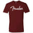 Fender Spaghetti Logo T-Shirt Oxblood Large 9100008506