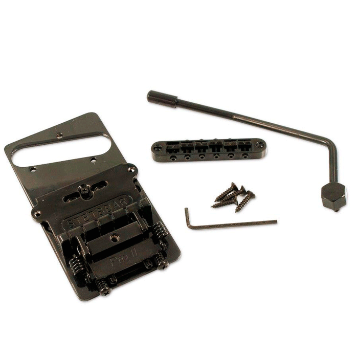 Stetsbar Pro II Tremolo System For TELE Telecaster Guitars Black TTBB